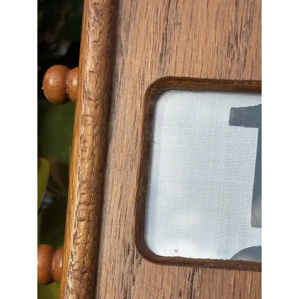 ANTIQUE PERPETUAL WOOD VICTORIAN CALENDAR IN BEAUTIFUL SHAPE 1900'S ?